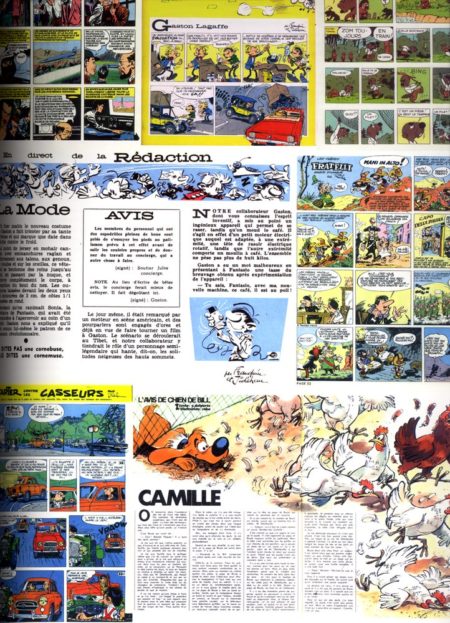 des morceaux de Spirou