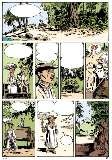 planche 23 avec un texte d'enfer