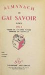 L’almanach du gai savoir illustré par Beuville