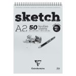 bloc papier sketch 90g clairefontaine